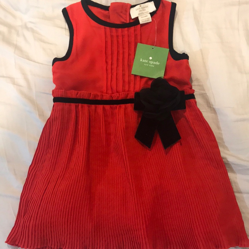 Kate Spade Babies Pleated Chiffon Dress Set